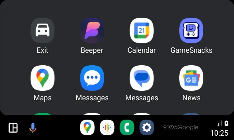Android auto 11 samsung icons