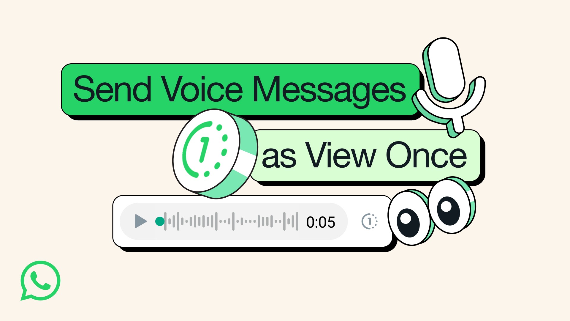 WhatsApp znikające wiadomości głosowe