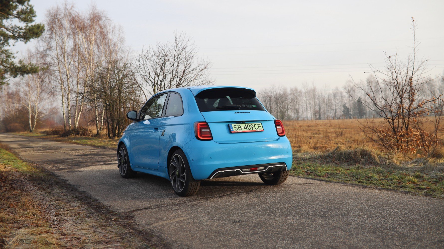 Abarth 500e test