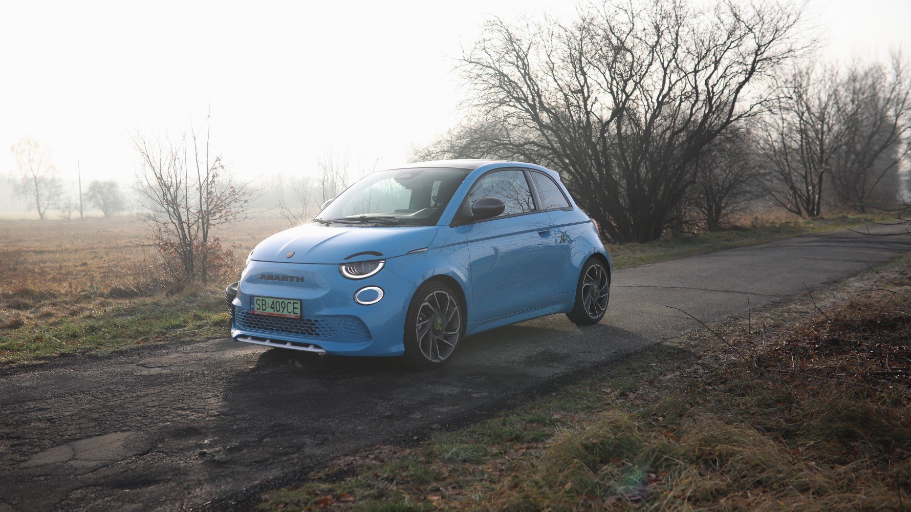 Abarth 500e test