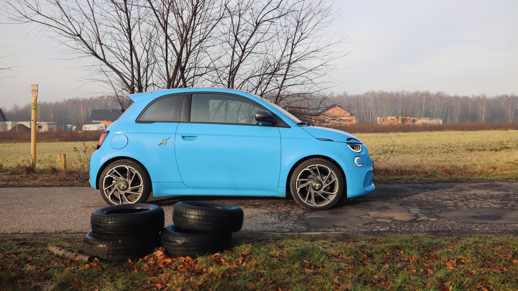 Abarth 500e test