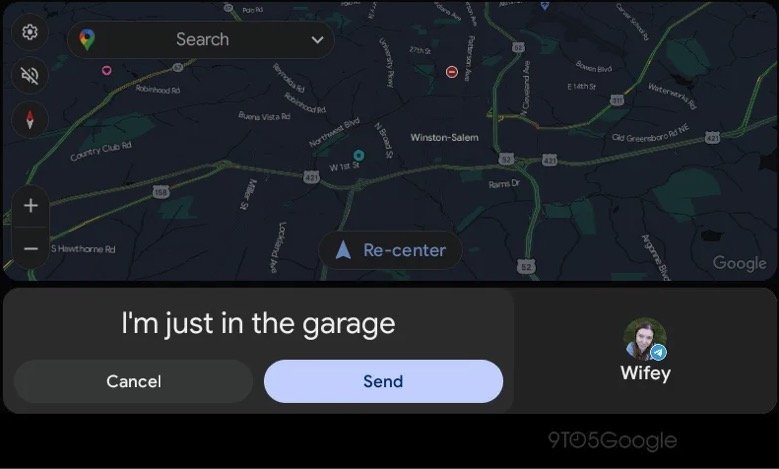 Android Auto odpowiedzi