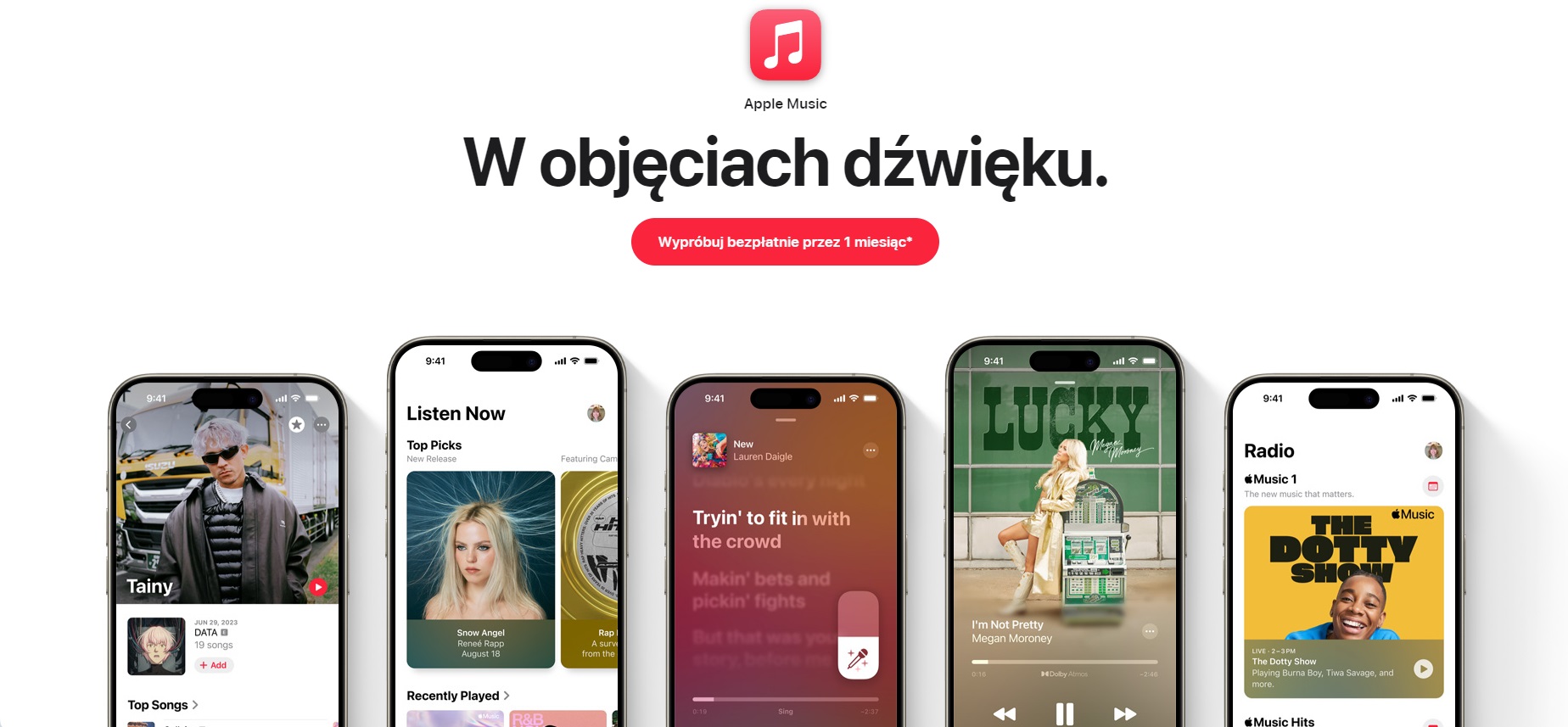 Apple Music strona główna fot. Tabletowo.pl