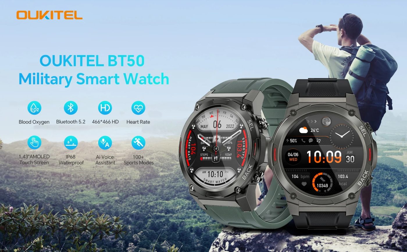 Oukitel BT50 smartwatch