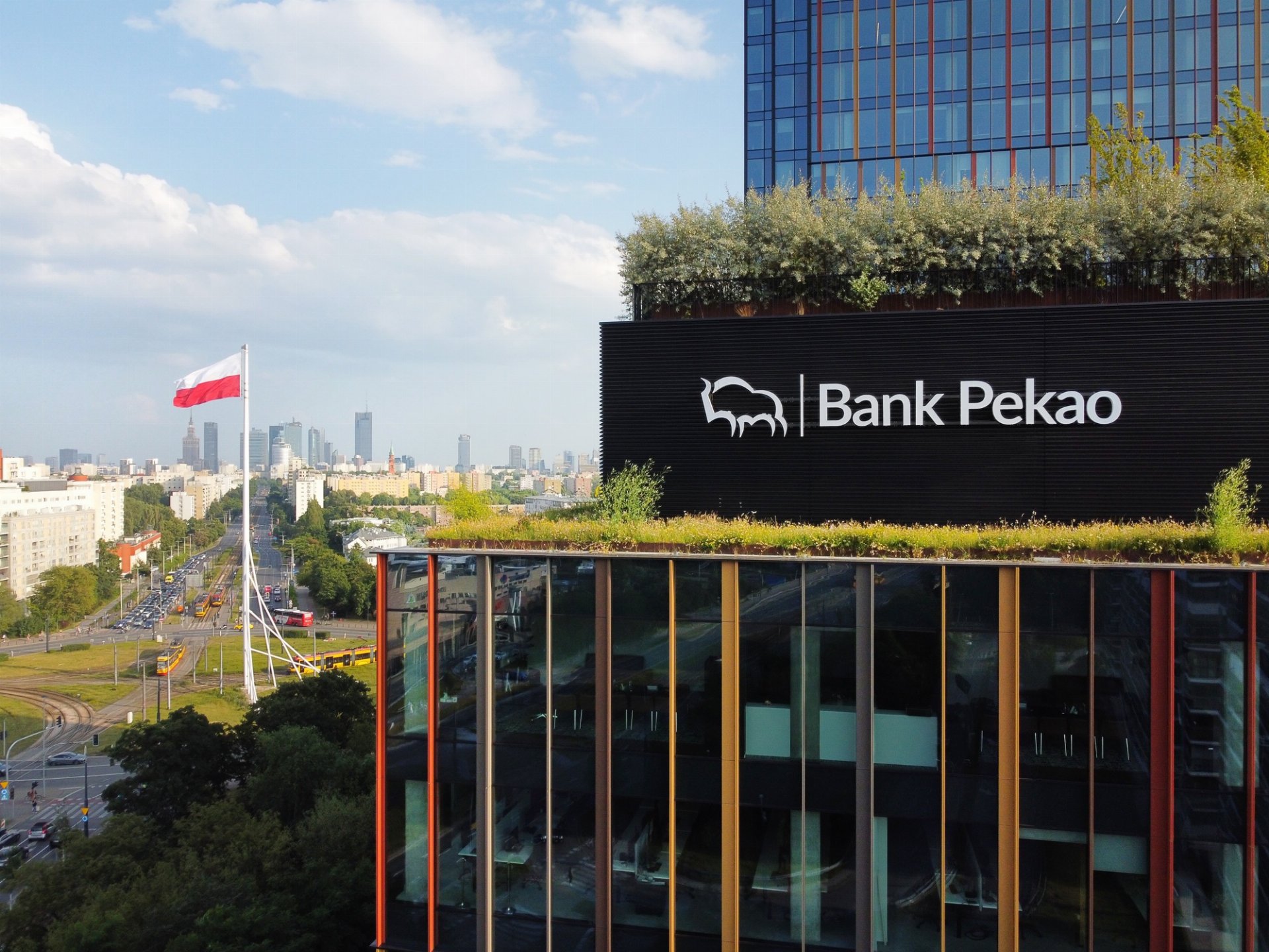 Bank Pekao Tower ul. Żubra 1 logo