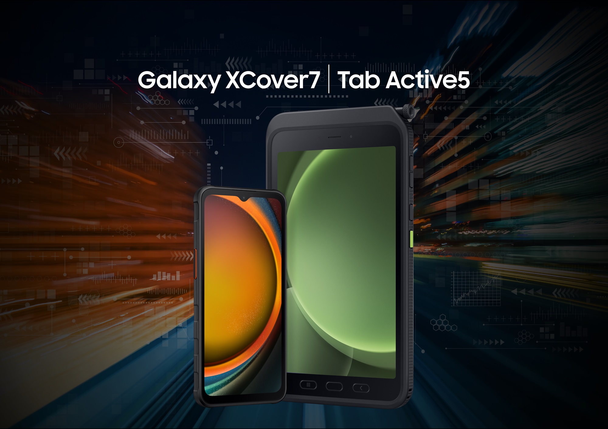 smartfon Samsung Galaxy XCover 7 i tablet Samsung Galaxy Tab Active 5