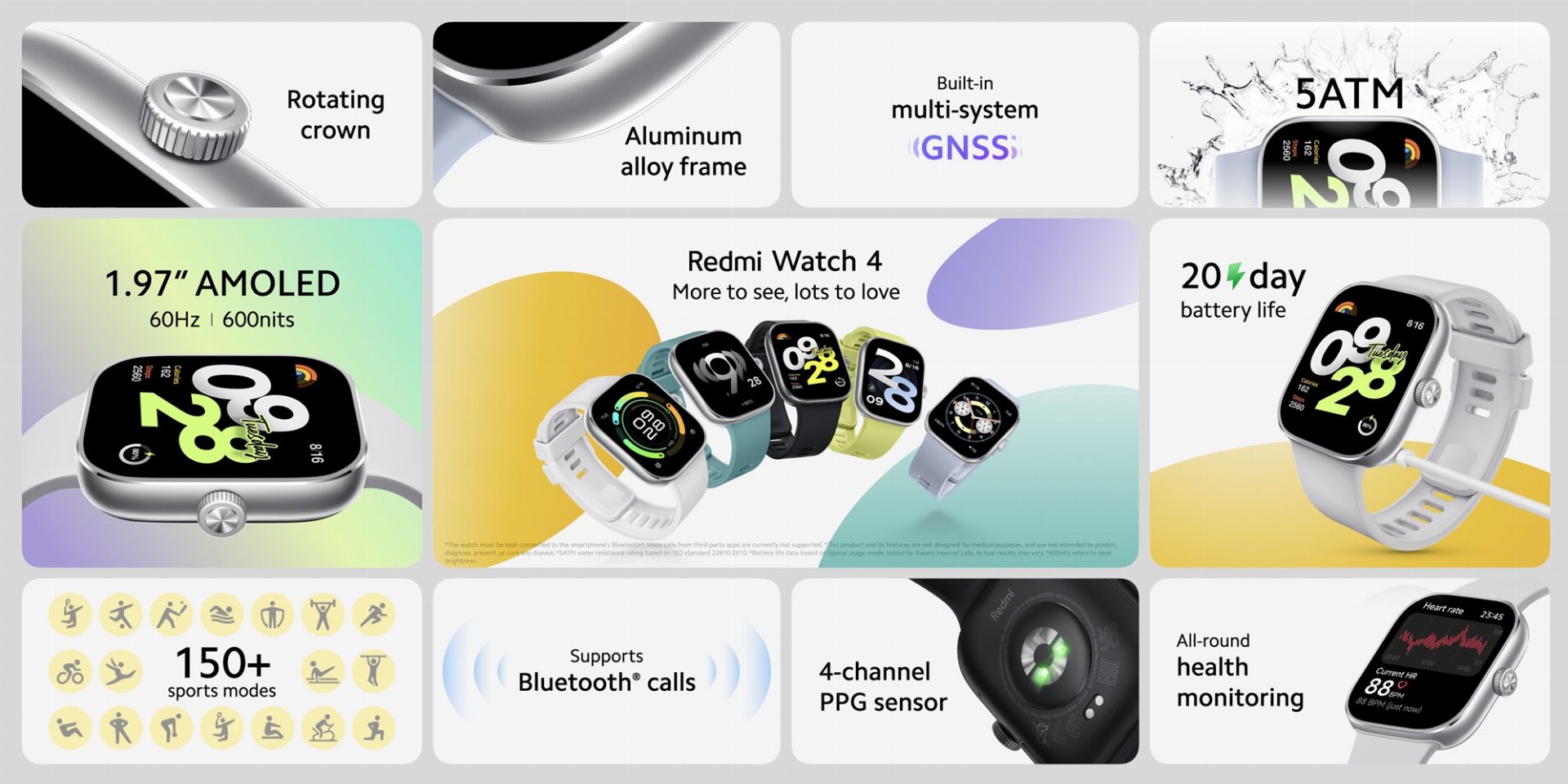 Xiaomi Redmi Watch 4 specyfikacja