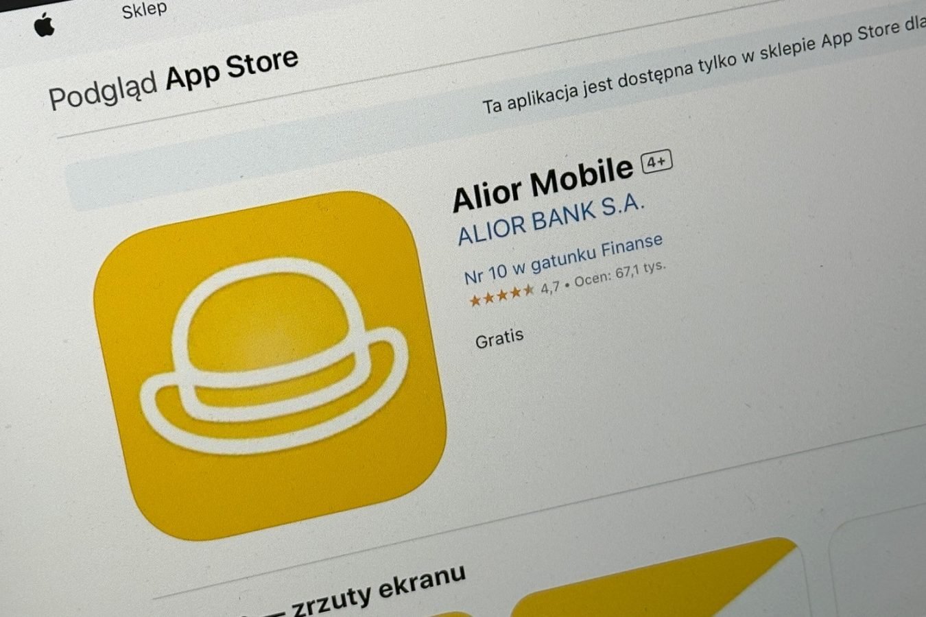 Aplikacja Alior Banku otrzymała nowe funkcje