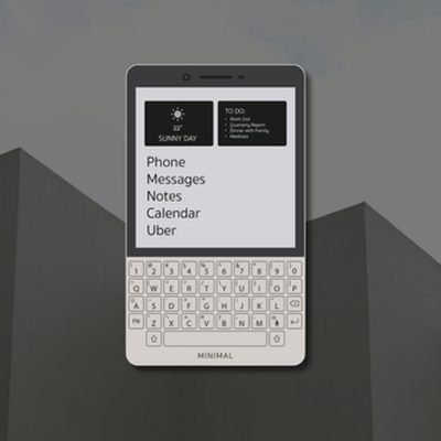 minimal phone koncept smartfona