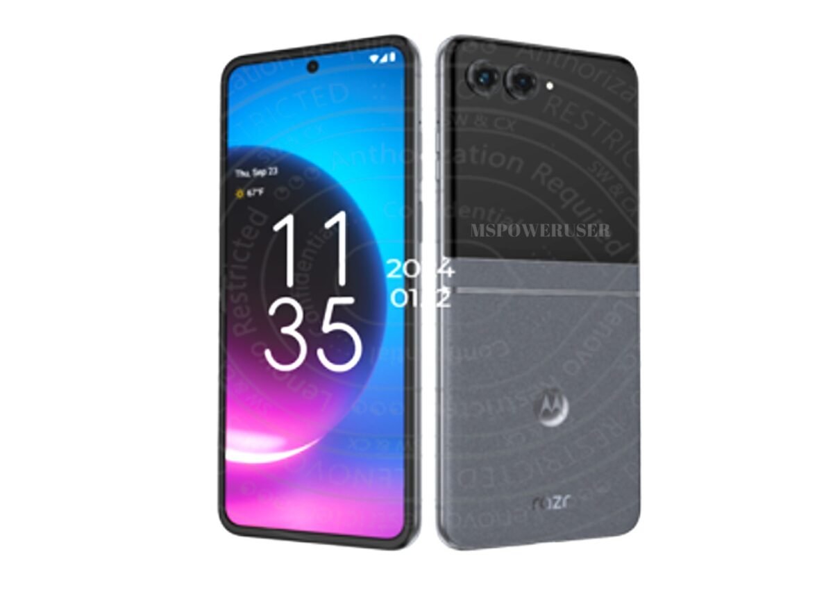 motorola razr 50 render przed przemierą