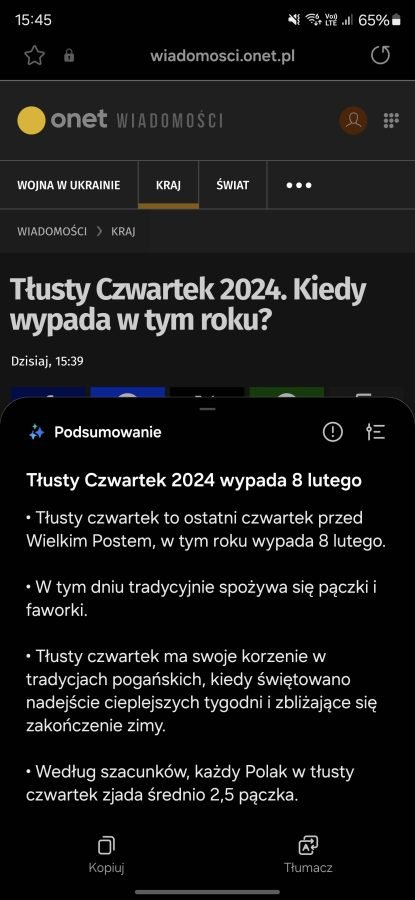 Sztuczna inteligencja w Samsungu Galaxy S24 Ultra