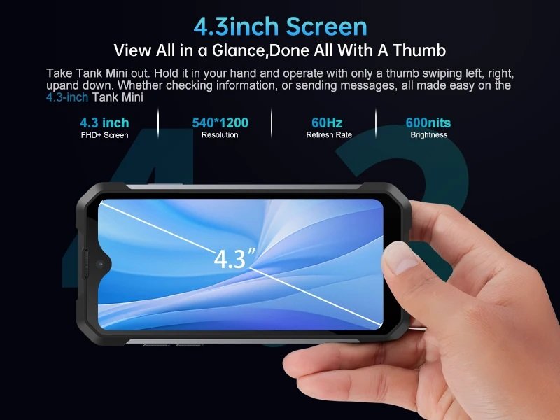smartfon Unihertz 8849 Tank Mini 1 smartphone