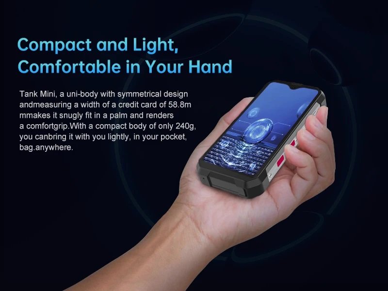smartfon Unihertz 8849 Tank Mini 1 smartphone