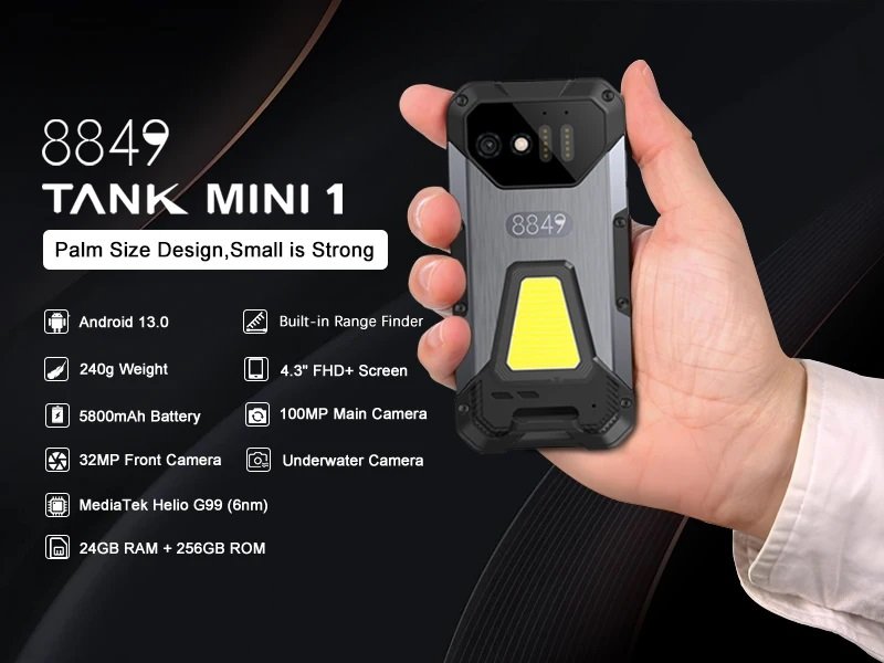 smartfon Unihertz 8849 Tank Mini 1 smartphone