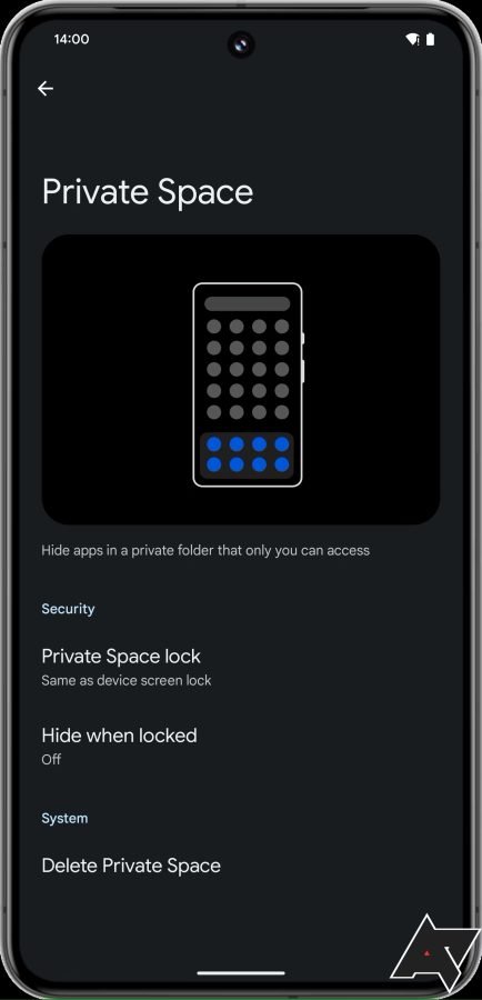 Android 15 Private Space