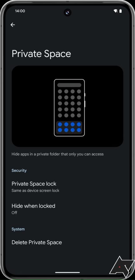 Android 15 Private Space