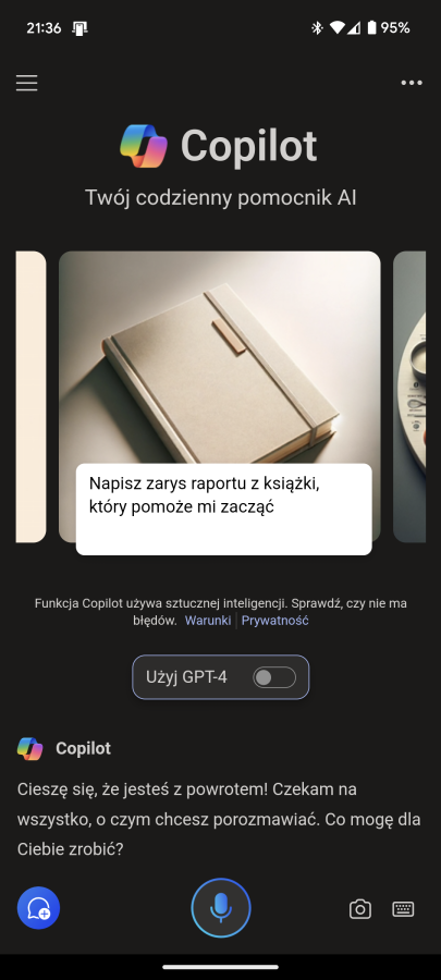 Sztuczna inteligencja Microsoft Copilot