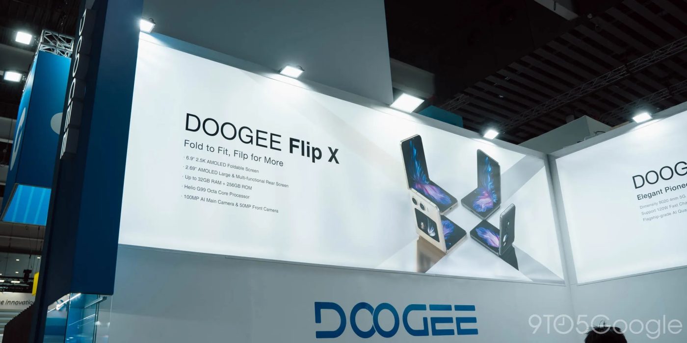 składany smartfon DOOGEE Flip X foldable smartphone