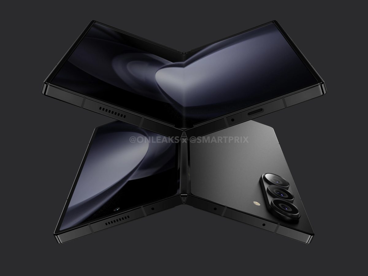 składany smartfon Samsung Galaxy Z Fold 6 ("Ultra"?) render
