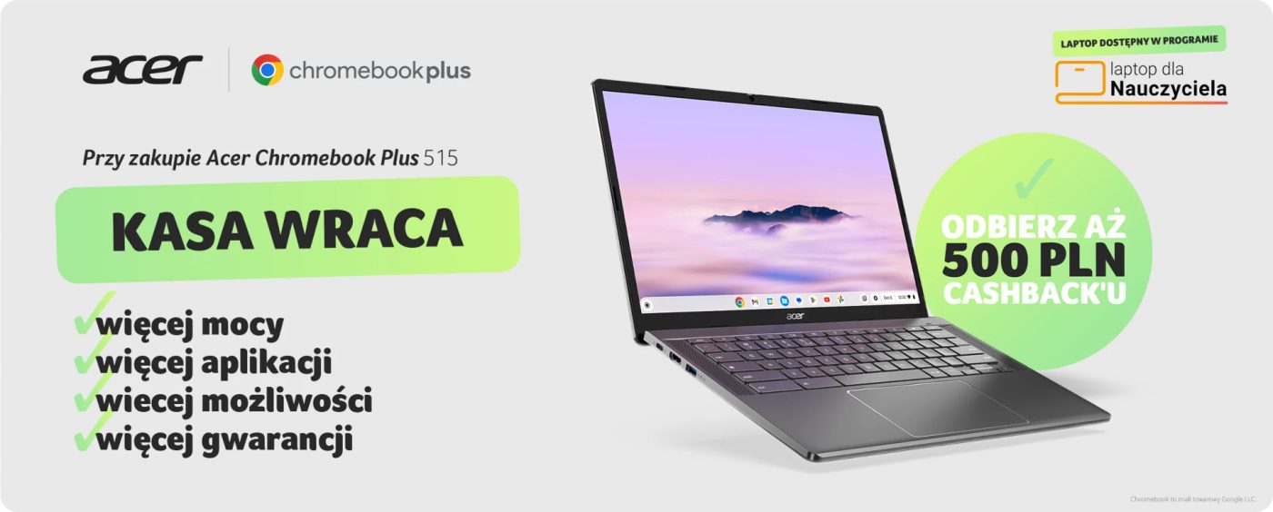 Acer Chromebook Plus - cashback
