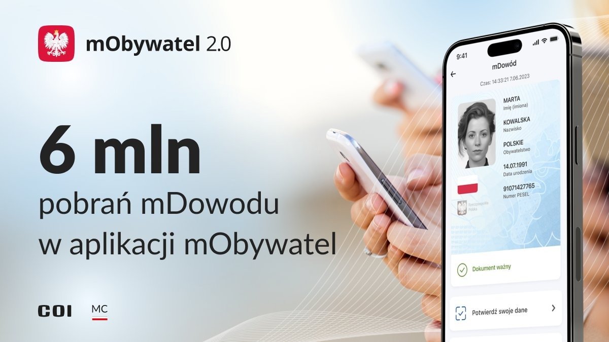 mDowód w aplikacji mObywatel (źródło: info.mobywatel.gov.pl)