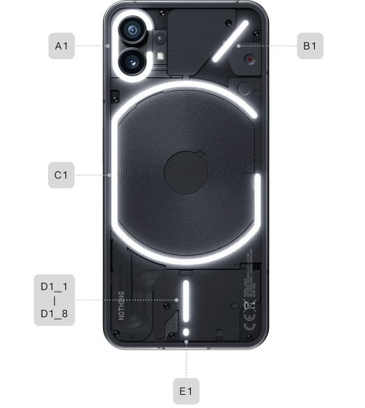 smartfon nothing phone 1 programowalne strefy