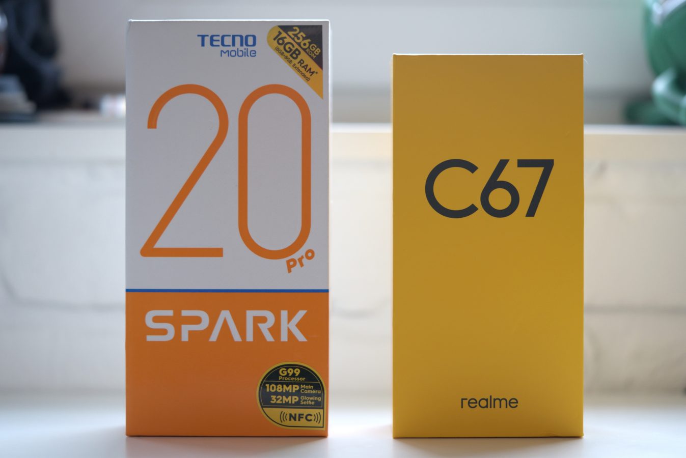 realme C67 vs Tecno Spark 20 Pro