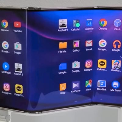 Potrójnie składany smartfon Samsung "Flex In & Out"