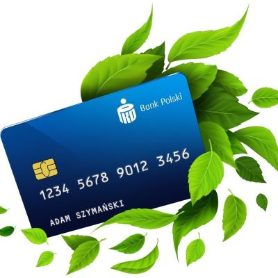 PKO BP karta płatnicza z tworzywa rPVC