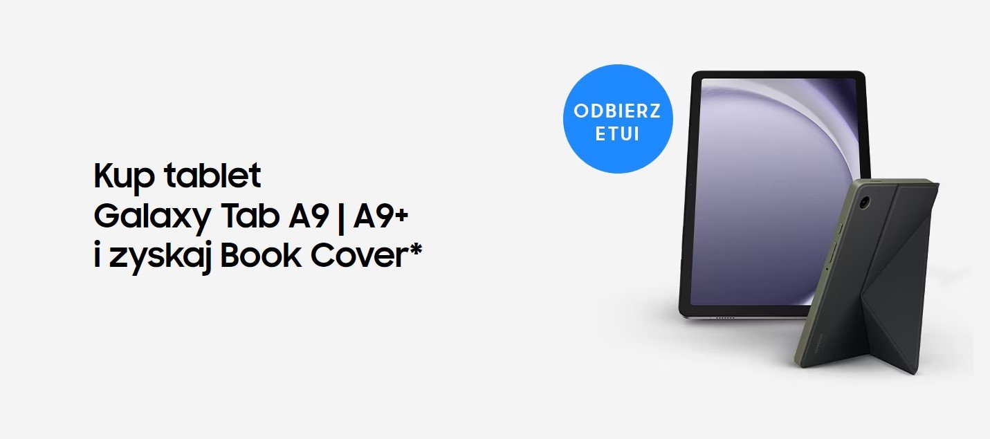 Promocja na tablet z etui Samsung