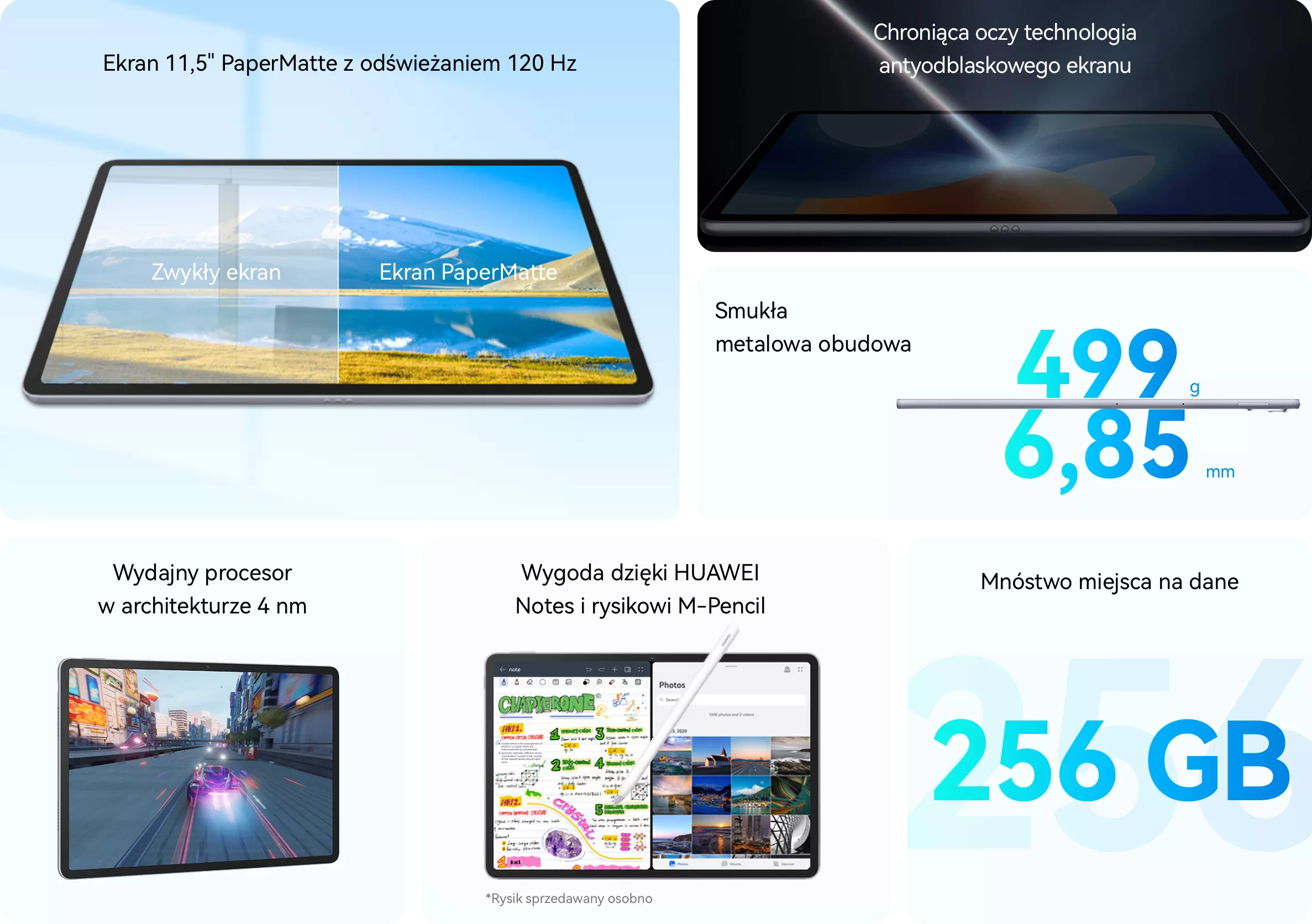 Huawei MatePad 11.5 PaperMatte Edition (źródło: Huawei)