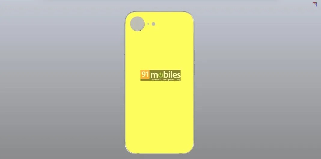 rendery smartfona iPhone SE 4. generacji