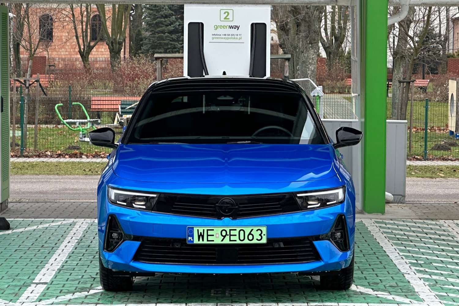 Opel Astra electric test