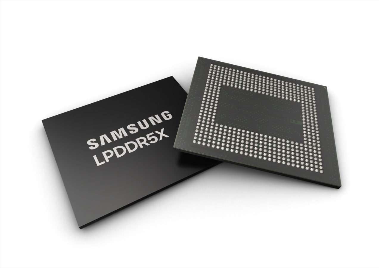pamięć Samsung RAM LPDDR5X 10,7 Gbps