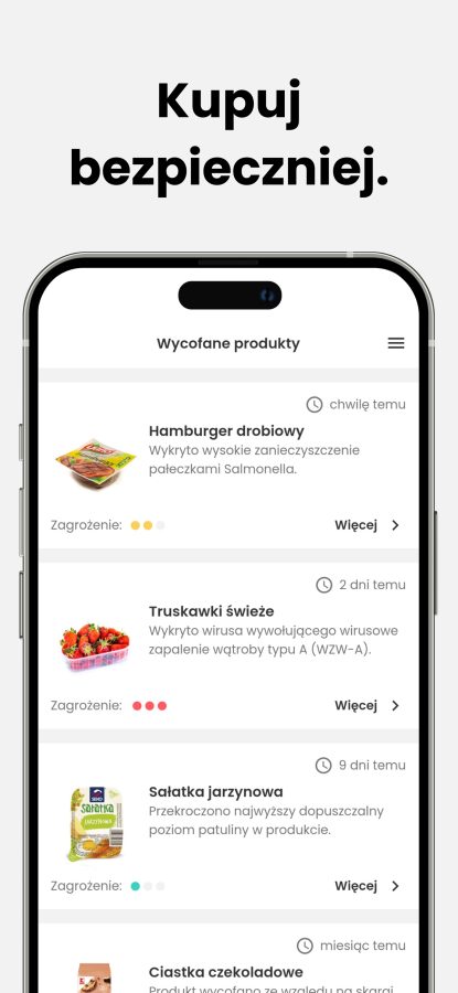 aplikacja foodAlert
