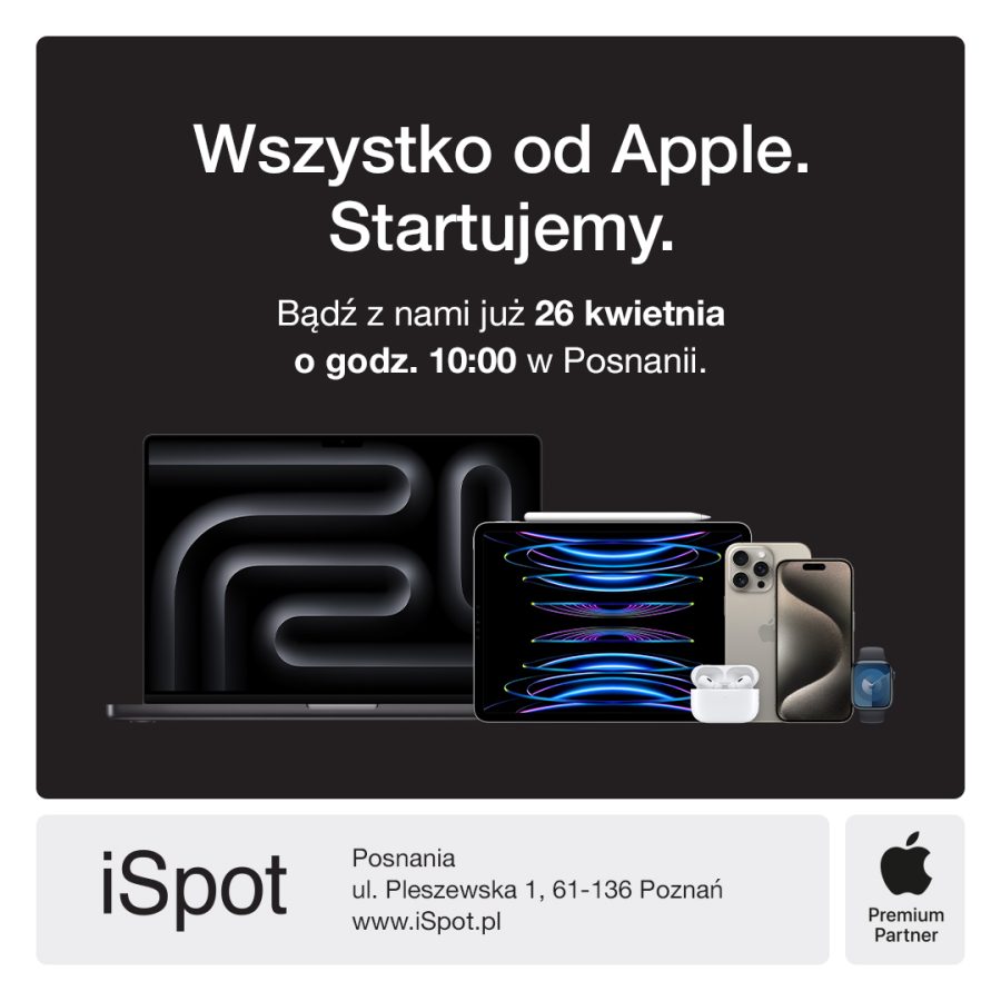 iSpot promocja iPhone MacBook Apple Watch