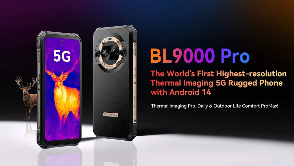 smartfon z kamerą termowizyjną Blackview BL9000 Pro smartphone