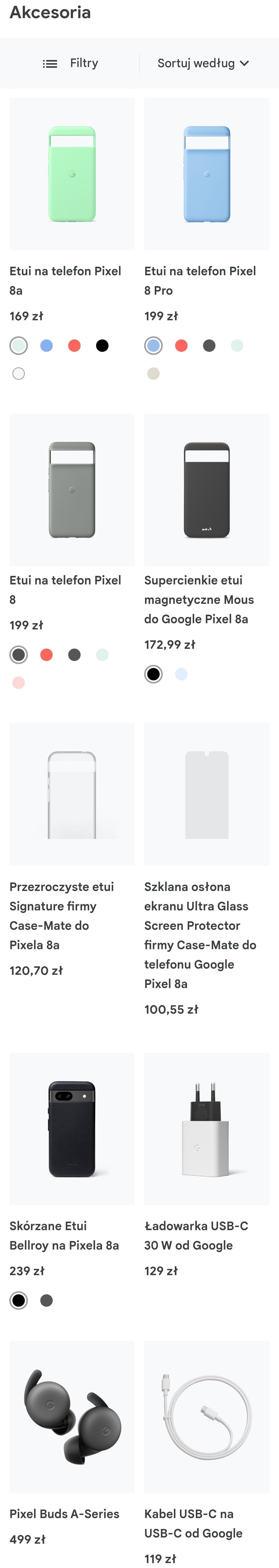 akcesoria w sklepie Google Store fot. Tabletowo.pl
