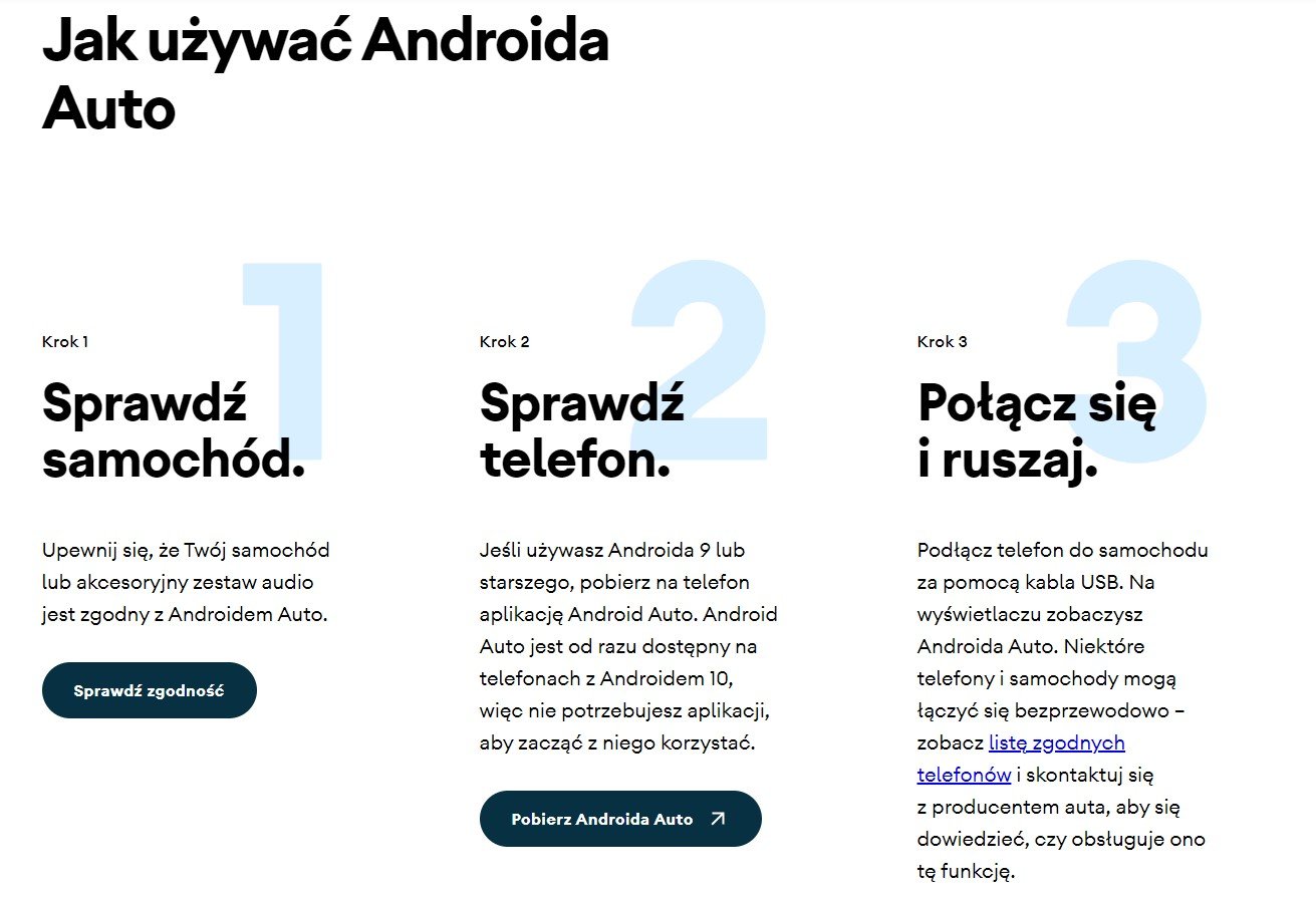 Android Auto (źródło: Google)