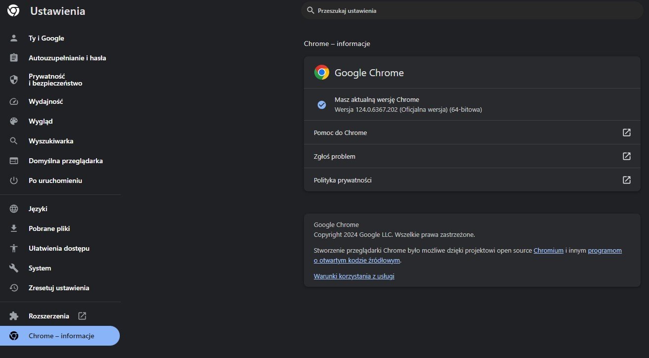 Jak zaktualizować przeglądarkę Google Chrome? (źródło: N. Kania-Kuc/Tabletowo.pl)