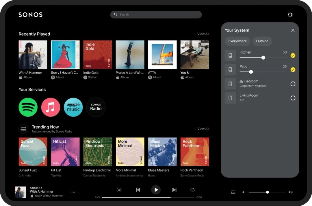 Nowa wersja aplikacji Sonos