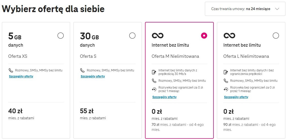 oferta t-mobile abonament przeniesienie numeru 24.05.2024 fot. tabletowo.pl