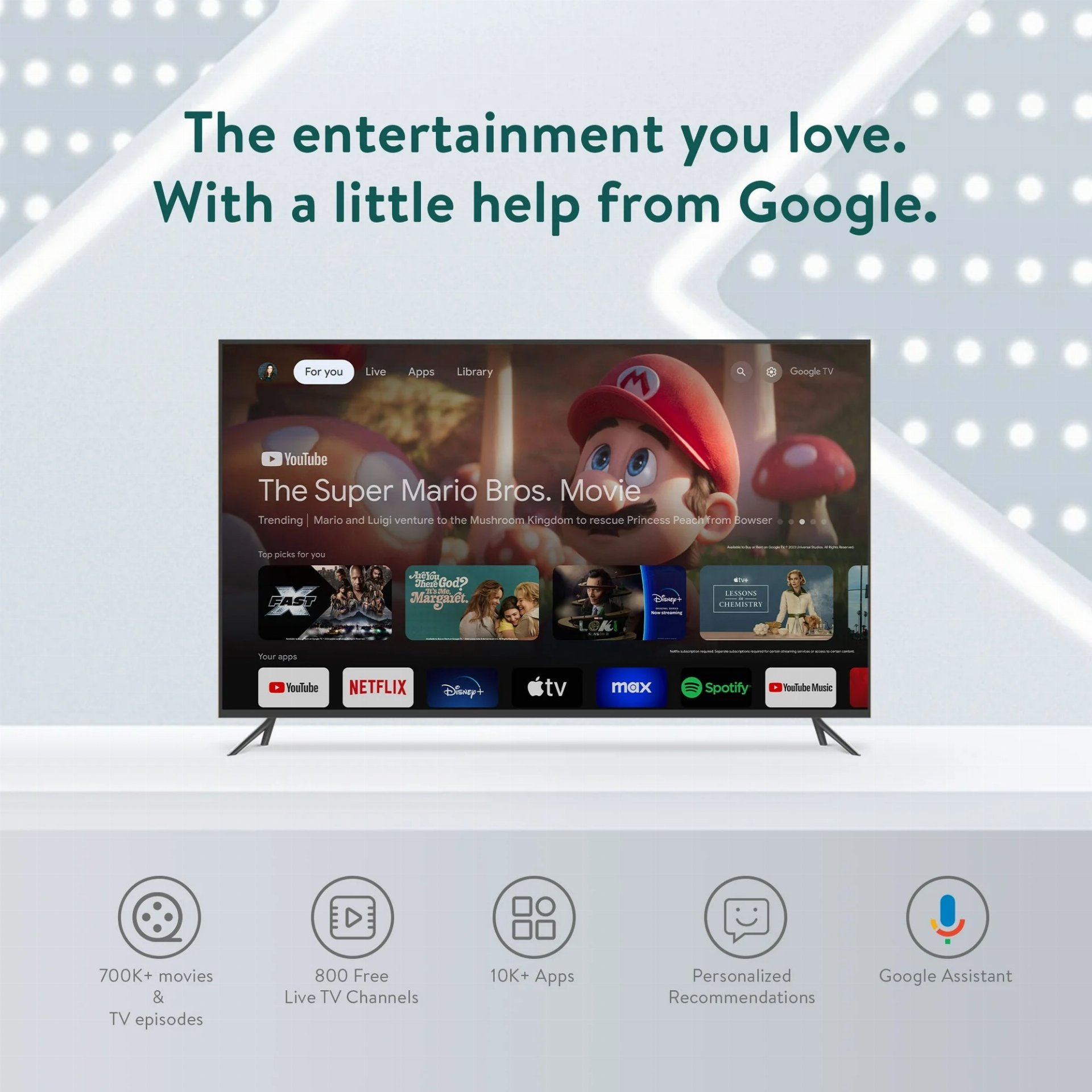 Onn 4K Pro z Google TV (źródło: Walmart)