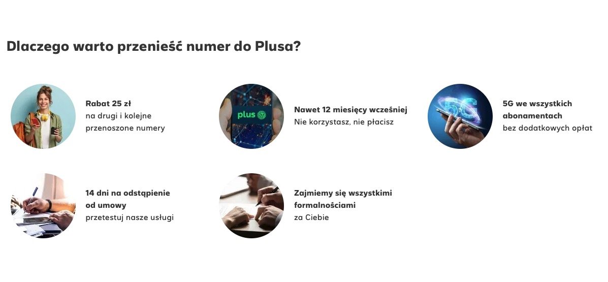 Plus przeniesienie numeru