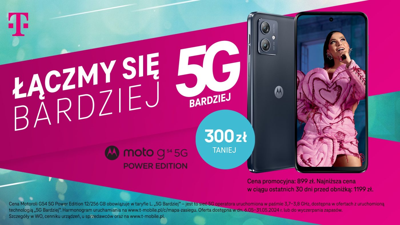 promocja T-Mobile na smartfon Motorola Moto G54 Power Edition