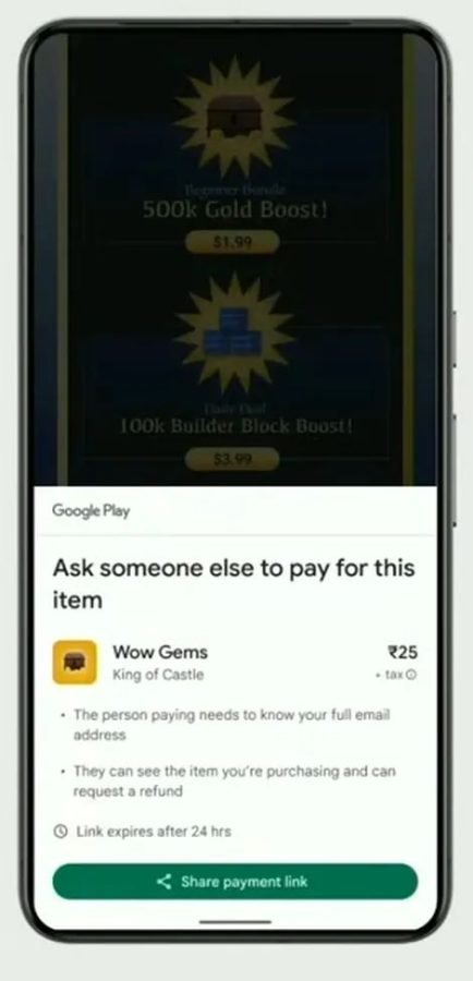 sklep play google poproś o zakup aplikacje