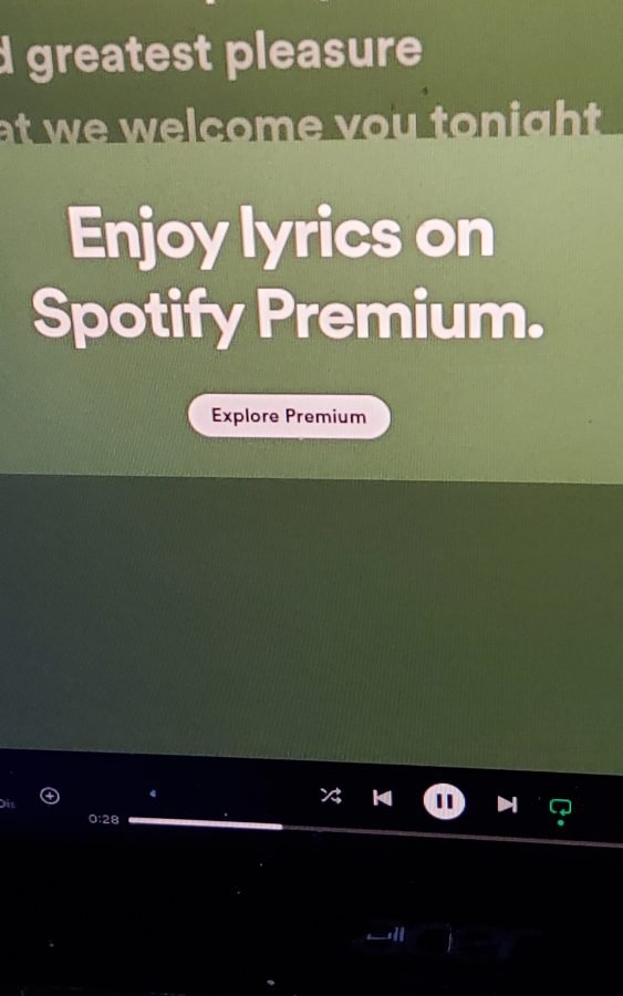 Spotify tekst piosenki tylko dla subskrybentów Premium