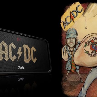 Limitowana seria głośnika BOOMSTER na 50-lecie AC/DC (źródło: Teufel)