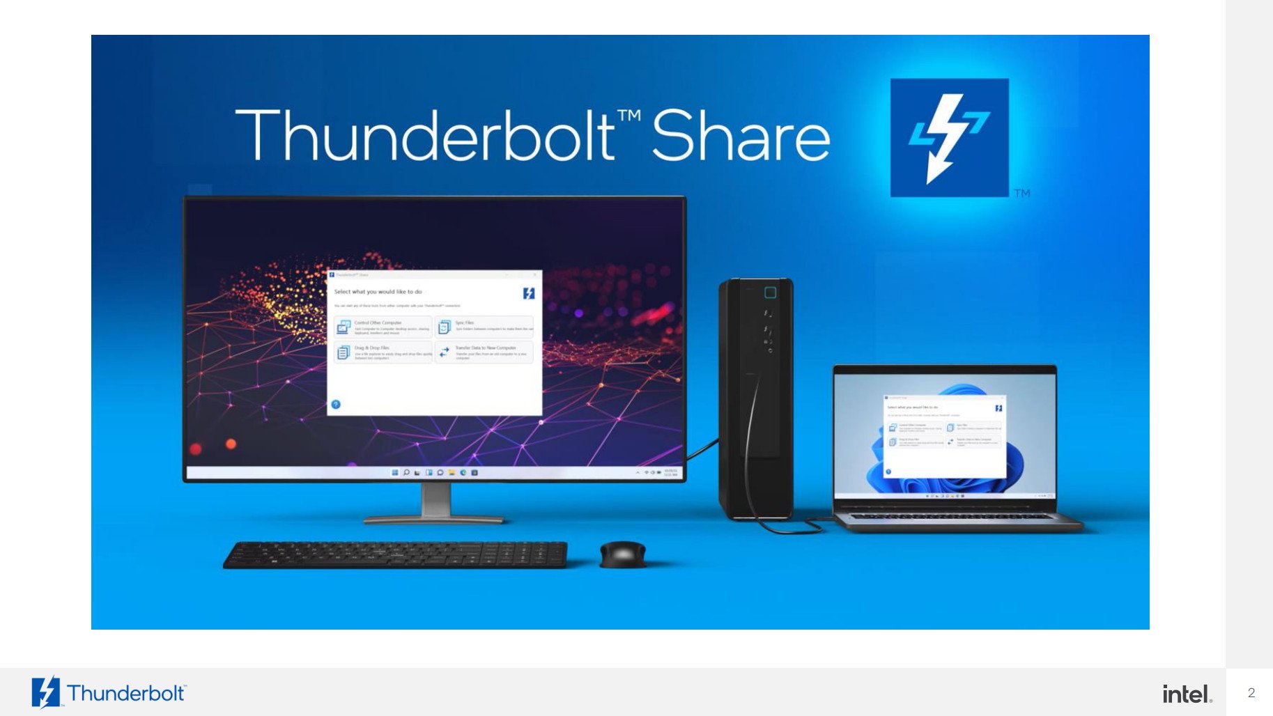 prezentacja Thunderbolt Share