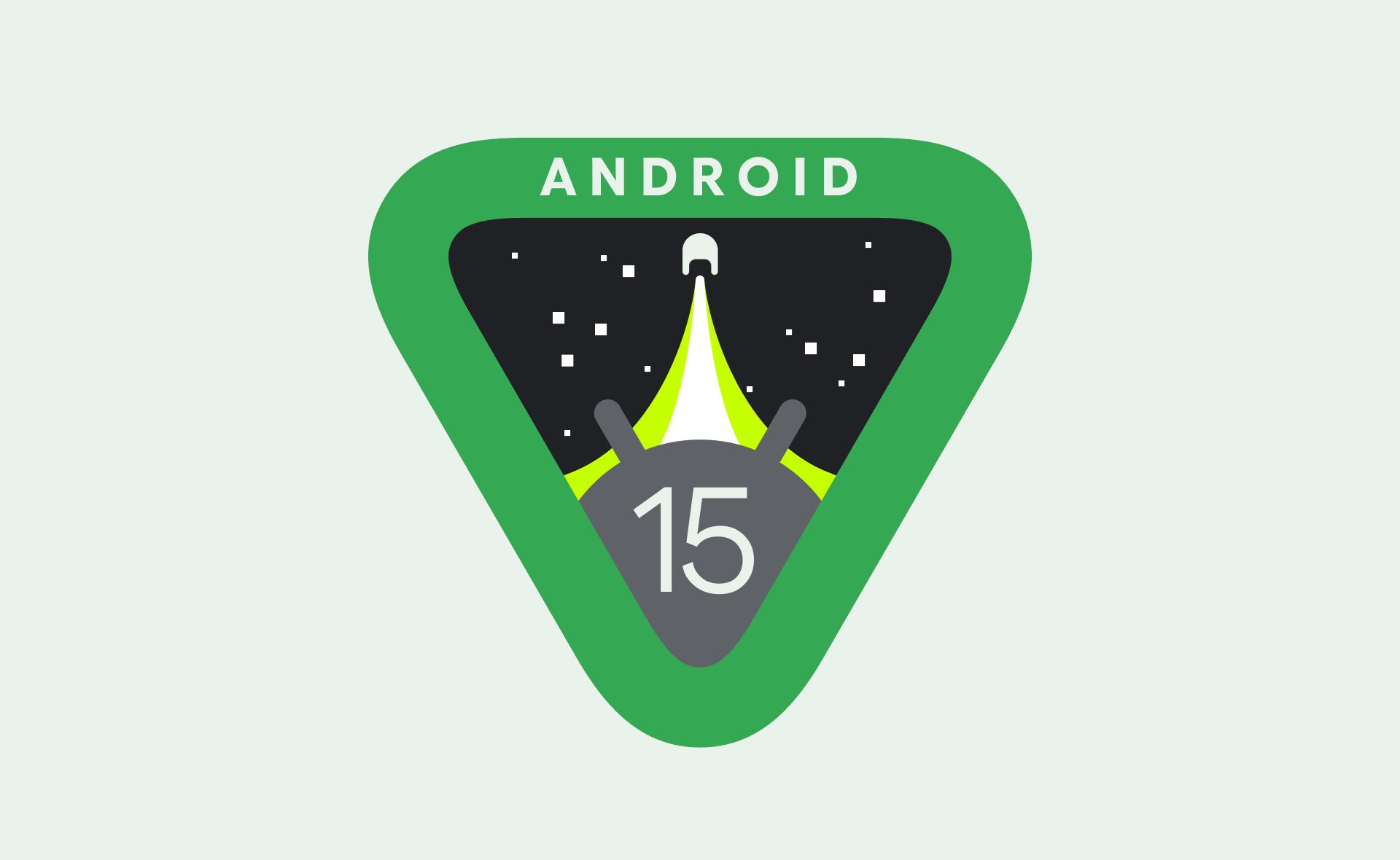 Android 15 logo